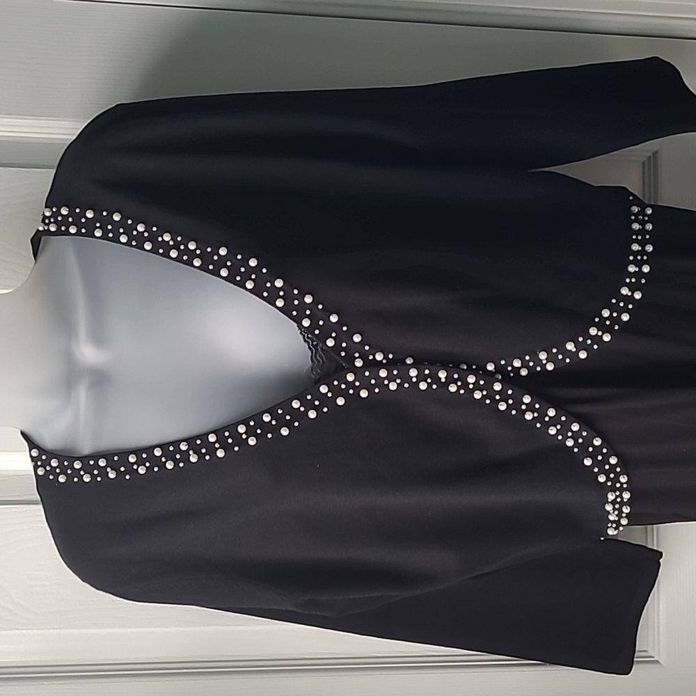 Beaded Open Front Dressy Cardigan | Size Large | EUC